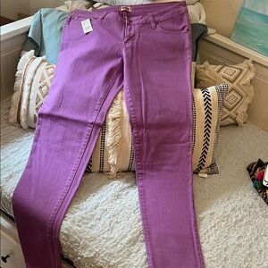 TILT Junior 's Skinny Jeans in Purple